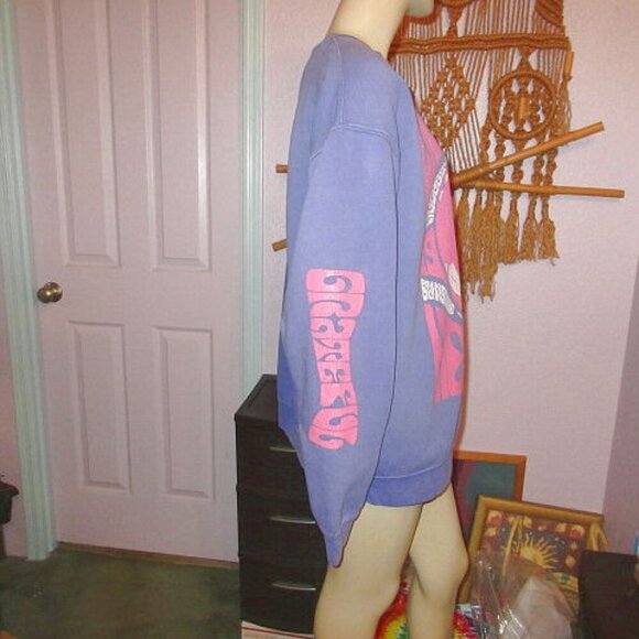 Grateful Dead Head Sweatshirt Size M Psychedelic Groovy Grunge Urban Outfitters - Picture 6 of 12